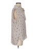Ann Taylor LOFT Outlet 100% Polyester Polka Dots Ivory Sleeveless Blouse Size S - photo 4