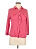 Sigrid Olsen 100% Linen Pink 3/4 Sleeve Button-Down Shirt Size M - photo 1