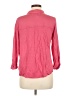 Sigrid Olsen 100% Linen Pink 3/4 Sleeve Button-Down Shirt Size M - photo 2