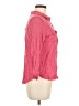 Sigrid Olsen 100% Linen Pink 3/4 Sleeve Button-Down Shirt Size M - photo 4