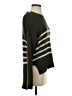 Alya Stripes Green Pullover Sweater Size S - photo 4