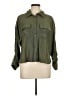 A New Day Green 3/4 Sleeve Button-Down Shirt Size L - photo 1