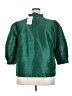 Crown & Ivy 100% Polyester Green 3/4 Sleeve Blouse Size 2X - photo 2