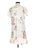 Unbranded Floral White Casual Dress Size M - photo 2