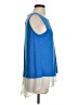 Retro-ology Blue Sleeveless Blouse Size S - photo 4