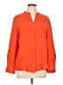Primark 100% Viscose Orange Long Sleeve Blouse Size 12 - photo 1