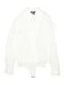 Paige 100% Polyester White Long Sleeve Top Size L (estimated) - photo 1