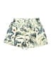 Shein 100% Polyester Tropical Ivory Shorts Size L - photo 1