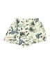 Shein 100% Polyester Tropical Ivory Shorts Size L - photo 2