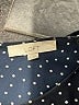 Ann Taylor LOFT 100% Polyester Polka Dots Blue Black Short Sleeve Blouse Size 14 - photo 4