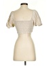 Emory Park Ivory Short Sleeve Blouse Size S - photo 2