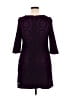 Madison Leigh 100% Polyester Tweed Purple Cocktail Dress Size 16 - photo 2