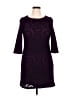 Madison Leigh 100% Polyester Tweed Purple Cocktail Dress Size 16 - photo 1