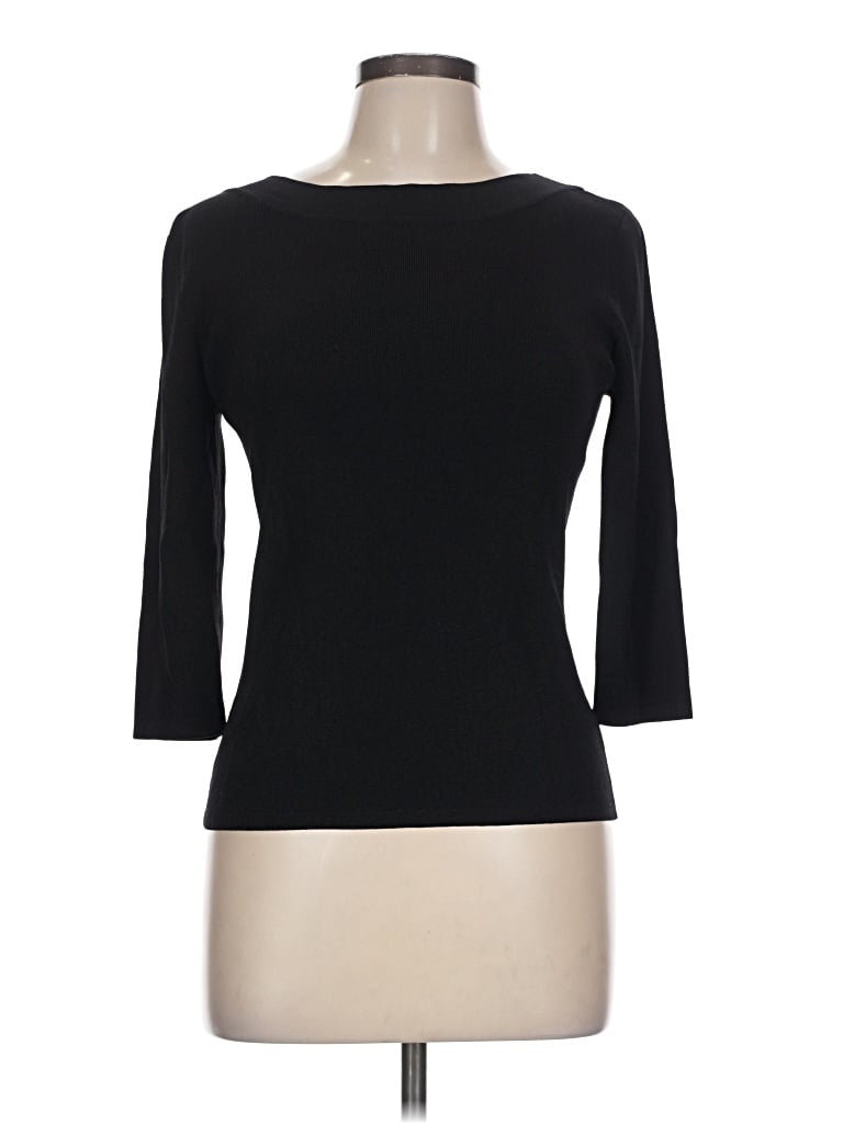 Pre-owned Joseph A Cardigan Sweater In Black