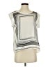 Lucky Leaves Ivory Sleeveless Blouse Size S - photo 1