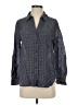 Joie 100% Cotton Houndstooth Gray Long Sleeve Button-Down Shirt Size S - photo 1