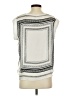 Lucky Leaves Ivory Sleeveless Blouse Size S - photo 2
