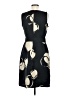 The Limited 100% Polyester Graphic Black Casual Dress Size 6 - photo 2
