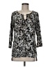 Unbranded Silver 3/4 Sleeve Blouse Size M - photo 1