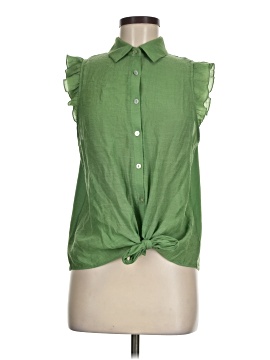 Parallel Skies Sleeveless Button Down Shirt