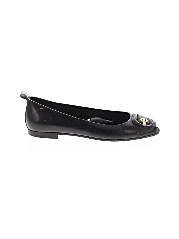 Fendi Jelly Buckle Embellished Peep Toe Ballet Flats (view 1)