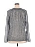 Gap Gray Long Sleeve Blouse Size XL - photo 2