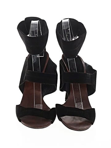 Chloé Suede Ankle Strap Sandals (view 2)