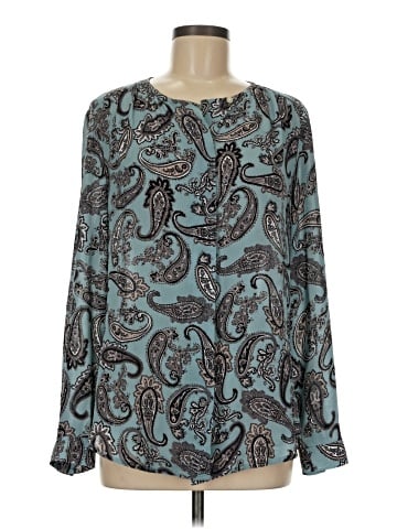 Ann Taylor LOFT Long Sleeve Blouse (view 1)