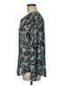 Ann Taylor LOFT Paisley Teal Long Sleeve Blouse Size M - photo 5