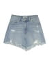 Happily Grey Blue Denim Shorts Size 26 waist - photo 1