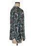 Ann Taylor LOFT Paisley Teal Long Sleeve Blouse Size M - photo 4