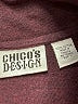 Chico's Design 100% Cotton Burgundy Coat Size Med (1) - photo 6