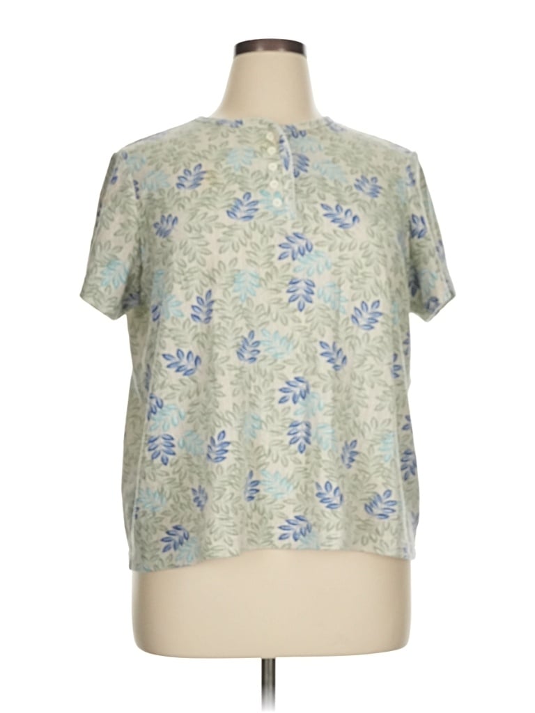 Pre-owned Blair Short Sleeve Polo Shirt In Green