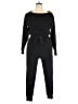 Fabletics Solid Black Jumpsuit Size L - photo 1
