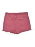 Zara Hearts Pink Denim Shorts Size 16 - photo 2