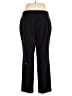 Roz & Ali Solid Black Dress Pants Size 14 - photo 2