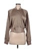 Max Mara Metallic Tan Track Jacket Size M - photo 1