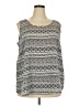Faded Glory 100% Polyester Gray Tank Top Size 2X - photo 1