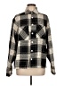mnml 100% Cotton Plaid Black Long Sleeve Button-Down Shirt Size M - photo 1