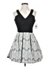 Crystal Doll Gray Cocktail Dress Size 3 - photo 1