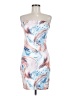 Shein 100% Polyester Graphic White Cocktail Dress Size 6 - photo 1
