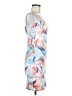 Shein 100% Polyester Graphic White Cocktail Dress Size 6 - photo 4