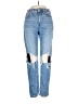 American Eagle Outfitters Color Block Blue Jeans Size 000 - photo 1