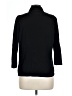 August Silk Black 3/4 Sleeve Blouse Size L - photo 2