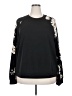 Shein Curve Floral Black Sweatshirt Size 18 Plus (3) - photo 1