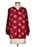 Tucker for Target 100% Polyester Burgundy 3/4 Sleeve Blouse Size S - photo 1