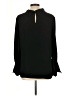 Chico's 100% Polyester Black Long Sleeve Blouse Size Lg (2) - photo 2