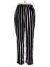 Lush 100% Polyester Stripes Black Casual Pants Size M - photo 2