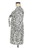 ASOS 100% Cotton Animal Print White Casual Dress Size 6 - photo 5