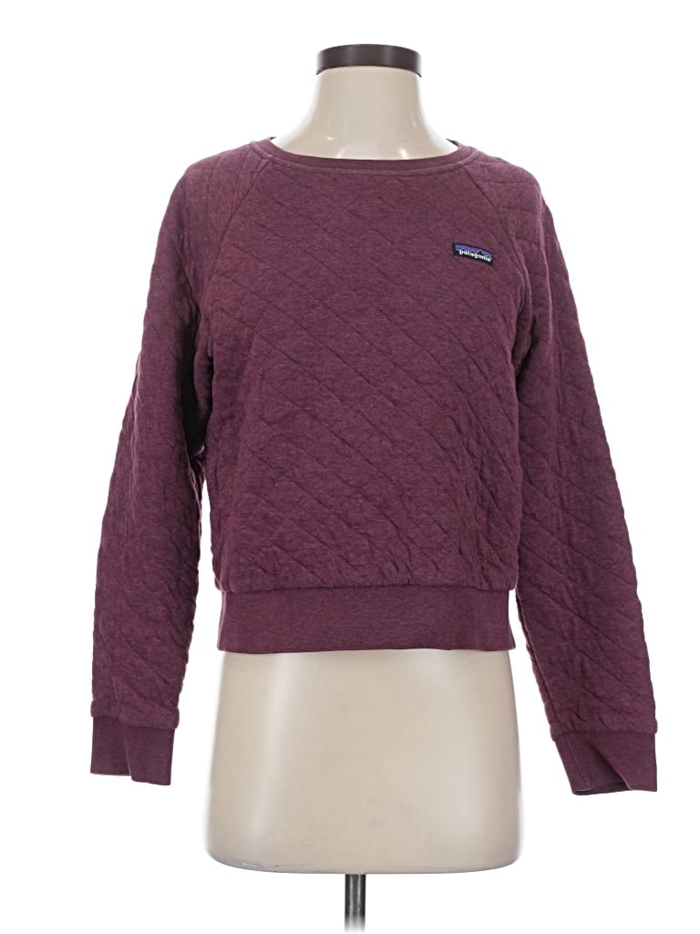 Pre-owned Patagonia Pullover Sweater In Burgundy